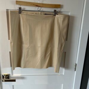 Vero Moda Cream Pencil Skirt